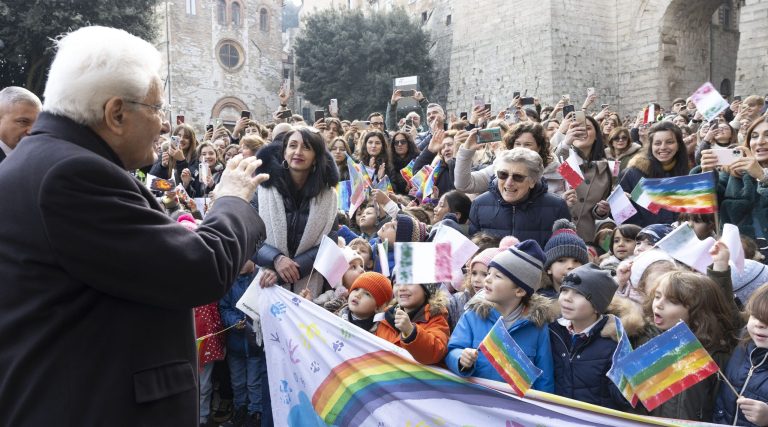 Il Presidente della Repubblica Sergio Mattarella all’Università per Stranieri di Perugia,per la cerimonia di inaugurazione dell’anno accademico dell’Università per Stranieri di Perugia, in occasione del centesimo anno dalla fondazione
(foto di Francesco Ammendola - Ufficio per la Stampa e la Comunicazione della Presidenza della Repubblica)