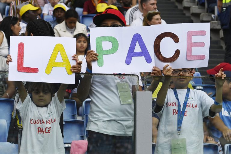 Roma, 25 maggio 2024.
Papa Francesco partecipa alla Prima Giornata Mondiale dei Bambini.