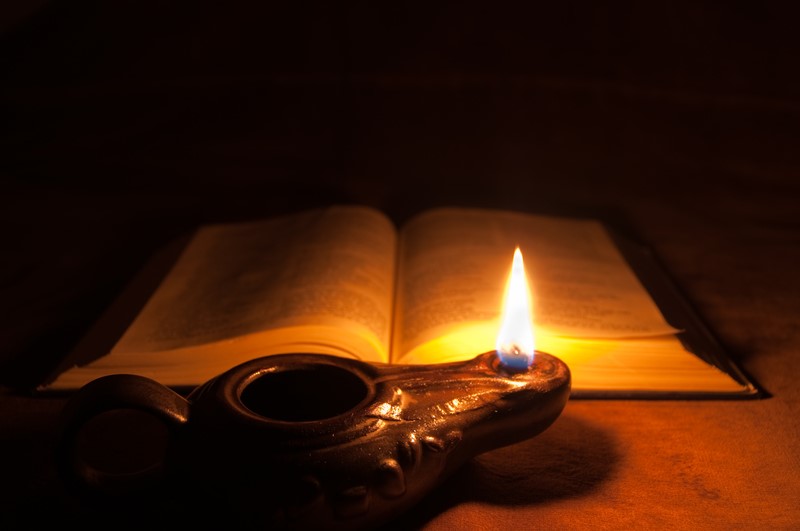 http://www.dreamstime.com/stock-images-bible-oil-lamp-image15953064